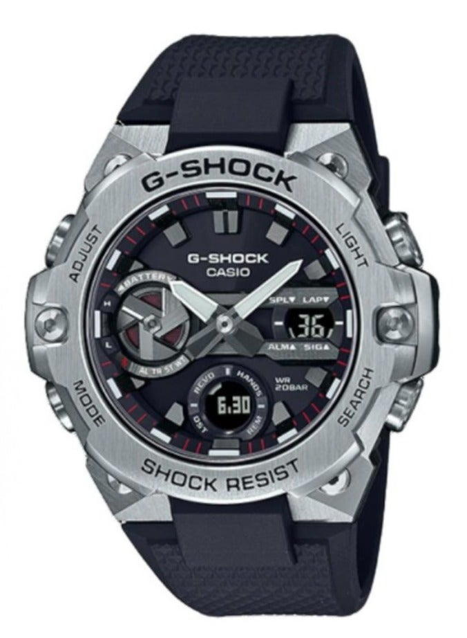 CASIO Casio GST-B400 series 200m waterproof solar Shi Ying movement resin strap Japanese and Korean men's watch black dial. - Image 1