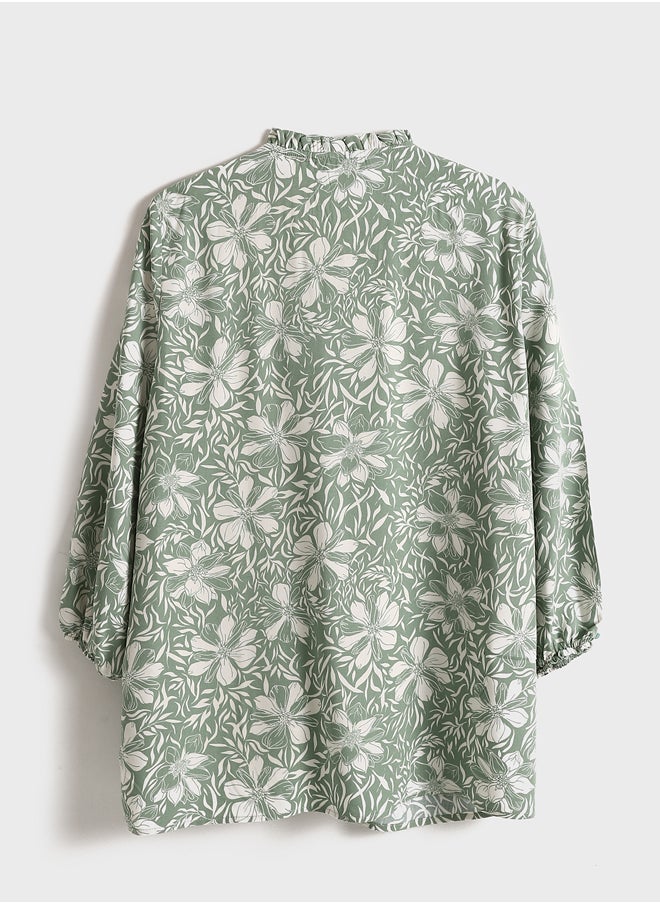 LC WAIKIKI Notch Neck Floral Women's Blouse  - Image 2