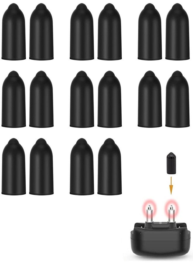 DEYACE Dog Shock Collar Rubber Tips 16 pcs, Replacement Silicone Covers for Dog Training Collars, Anti Bark Collars Silicone Caps - Image 1