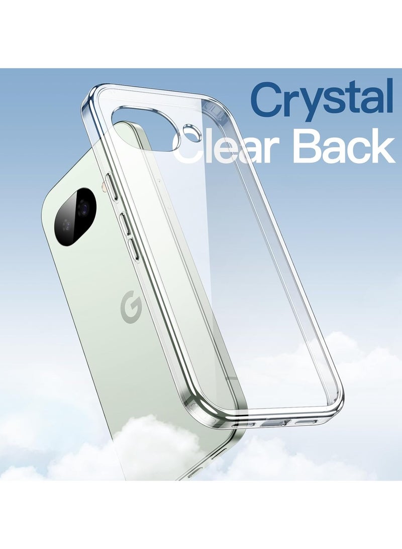 Crystal Clear Transparent Phone Case Google Pixel 10A – Slim Ulta Thin Hard TPU Shockproof Cover, Anti-Yellowing Crystal Clear Protective Back Case with Camera Protection - Image 5