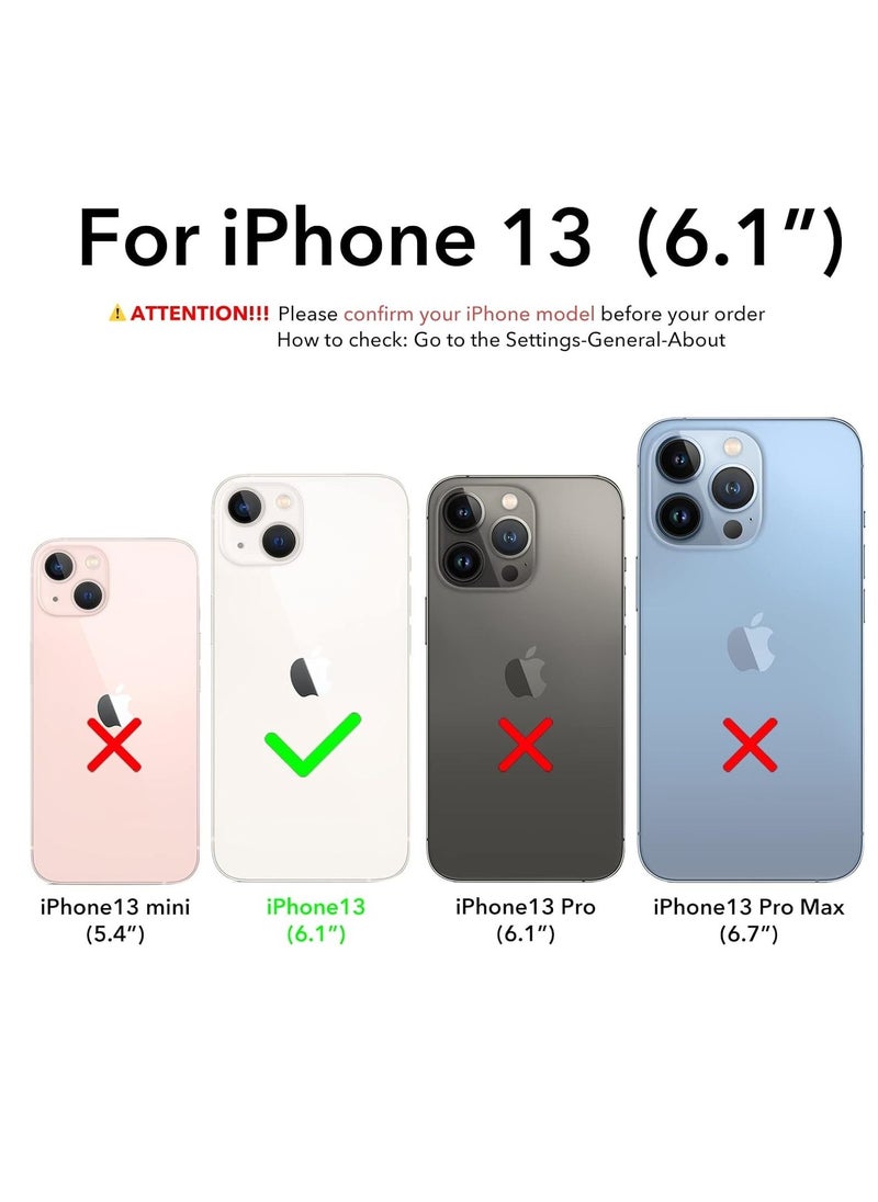 Raxoom iPhone 13 Case with 2x Screen Protectors & 1x Camera Lens Protector – All-Round Bumper Protection, Shockproof & Anti-Scratch Clear Protective Cover, 6.1 Inch - Image 2