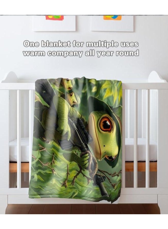 عام بطانية رقيقة من الفانيلا الكرتونية للأطفال أو الطلاب (دافئة ومريحة ومناسبة للنوم والألعاب) 100 سم * 150 سم - 154 - Image 4