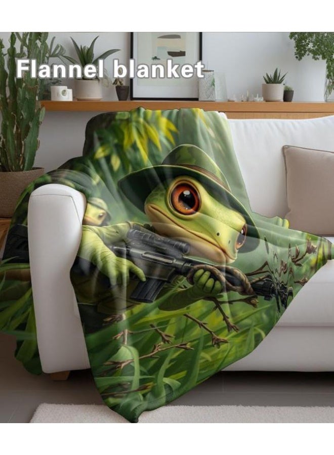 عام بطانية رقيقة من الفانيلا الكرتونية للأطفال أو الطلاب (دافئة ومريحة ومناسبة للنوم والألعاب) 100 سم * 150 سم - 154 - Image 5