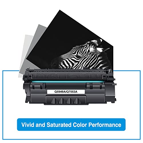 TRUE IMAGE 49A 1320 Toner Cartridge Black 1-Pack Compatible Replacement for HP 49A Q5949A 53A Q7553A 49X Q5949X for HP Laserjet 1320 Toner Cartridge 1320n 3390 1160 1320tn 1320nw 3392 P2015 P2015dn Printer Ink - Image 2