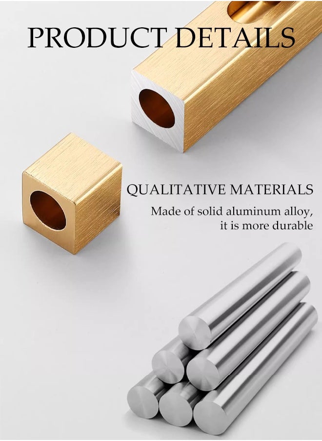 DUNISO 4 Inch Aluminum Alloy Door Latch Sliding Door Small Latch Thickened Door Buckle Latch Lock Fastener Door Latch Heavy Duty Sliding Door Latch Lock Suitable For Indoor And Outdoor Doors Safe Sliding Door Lock Gold  - Image 5
