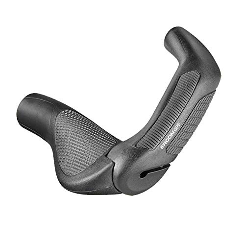 Ergon GP5 Ergonomic Lock-On Grips – Extended Bar Ends for MTB, Touring, Commuter & E-Bike Comfort and Control, Small, Black/Gray - Image 5