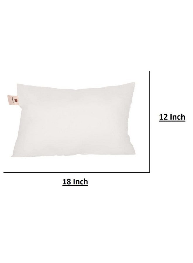 Home-The Best is for You Micro Fiber Cushion Insert Extra Soft, White (Pack of 2, 12x18 Inch) - Image 2