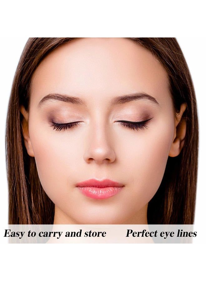 eBoot 100 Pack Disposable Eyeliner Brush Applicator Cosmetic Eye Wands Makeup Tool (Clear) - Image 4