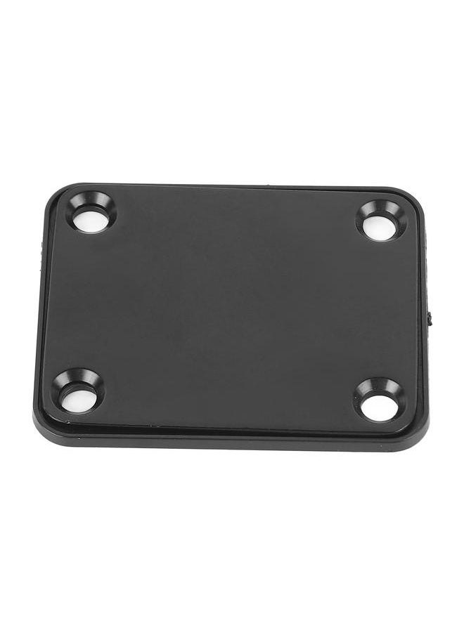 Thoraya - Electric Guitar Neck Plate Metal Guitar Neck Reinforcing Protective Board for Replacement Black - Image 1