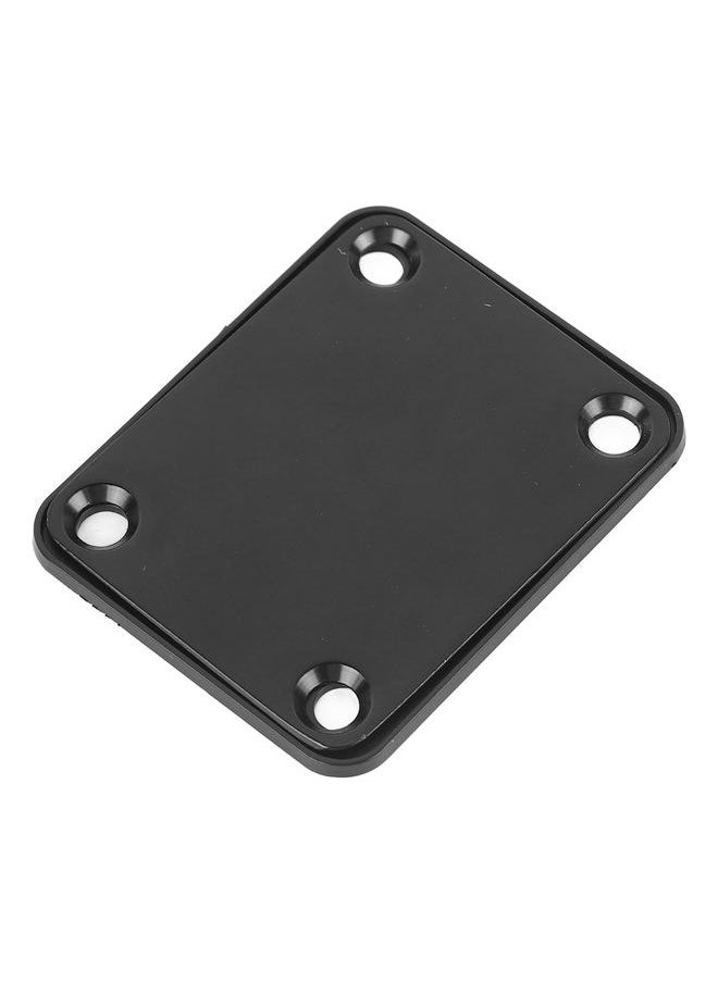Thoraya - Electric Guitar Neck Plate Metal Guitar Neck Reinforcing Protective Board for Replacement Black - Image 1