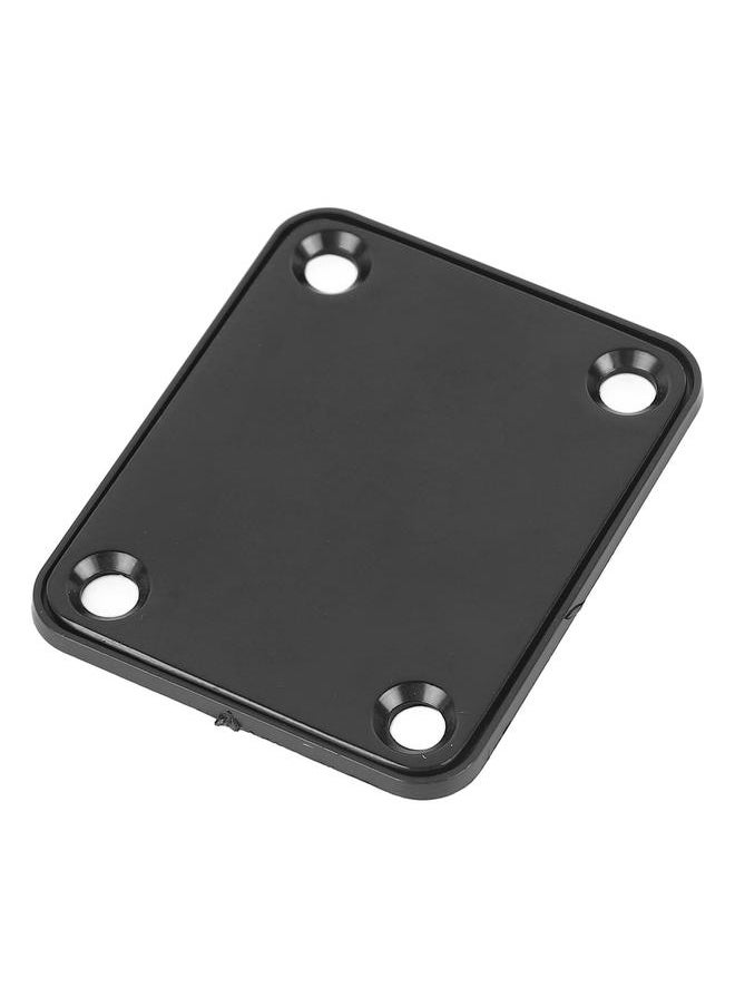 Thoraya - Electric Guitar Neck Plate Metal Guitar Neck Reinforcing Protective Board for Replacement Black - Image 1
