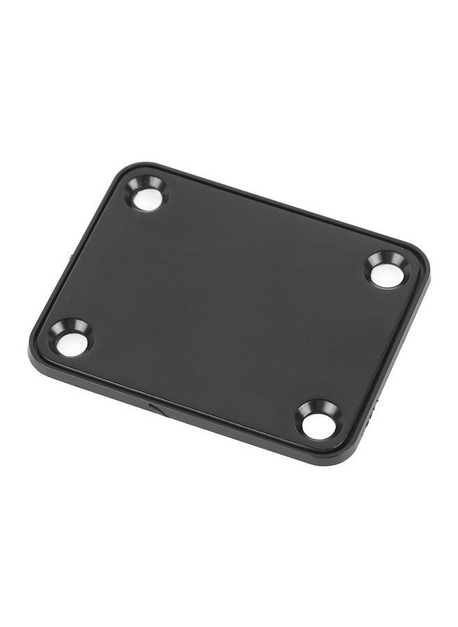 Thoraya - Electric Guitar Neck Plate Metal Guitar Neck Reinforcing Protective Board for Replacement Black - Image 1