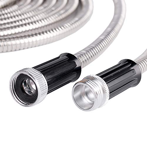 Beaulife Metal Short Garden Hose 5ft Connectors, Drainage Hose for Dehumidifier Small Water Hose Extension High Pressure Bib Reel Extender, Drinking Water Hose for RV Outdoor - Image 4