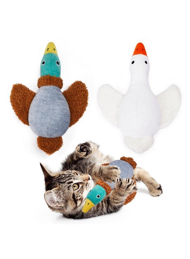 Potaroma Birds Cat Toys, 2 Pack Catnip Toys Soft Durable, Crinkle Sound Kicker Toys for Interactive Indoor Kitten Exercise 6.5 Inches for All Breeds - Image 1