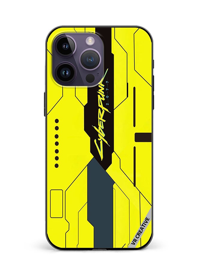 VR CREATIVE Protective Case Cover For Apple iPhone 16 Pro Max Cyberpunk Design Multicolour