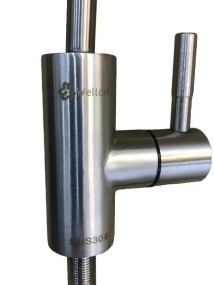 Wellon Ageless Silver Stainless Steel SUS304 Kitchen Water Filter Faucet for Most Reverse Osmosis Units Faucets Original and Best for water Purifier - Image 3