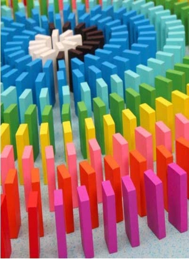 PULSBERY Kids Wooden Building Blocks for Educational Stacking Counting Adding Subtracting Multiplication Building Block for Indoor Outdoor (200Pcs, Multicolor) - Image 3