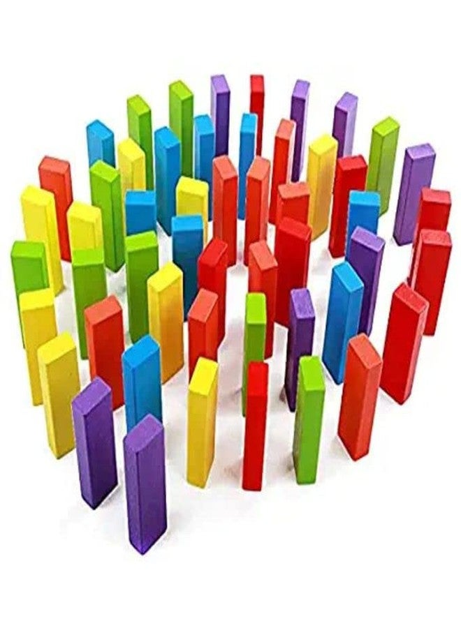 PULSBERY Kids Wooden Building Blocks for Educational Stacking Counting Adding Subtracting Multiplication Building Block for Indoor Outdoor (200Pcs, Multicolor) - Image 2