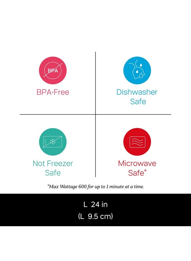 Tupperware أطباق غداء قابلة لإعادة التسخين من علامة توبيروير - آمنة في غسالة الصحون والميكروويف - خالية من BPA - قابلة لإعادة الاستخدام، خفيفة الوزن، متينة ورائعة للأطفال - Image 4