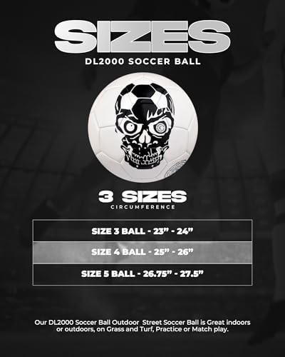 American Challenge DL2000 Soccer Ball – Sizes 5, 4 & 3 – Youth & Adult Training Soccer Ball for Practice, Games & Grass Fields - Image 2