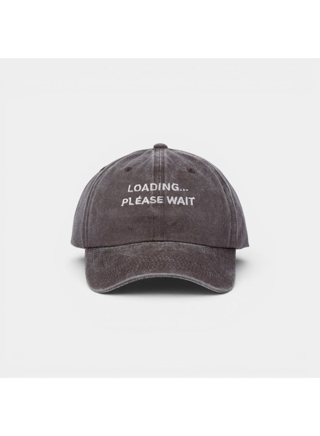  دوهاتس قبعة Loading… Please Wait داد هات من القطن المغسول للجنسين - Image 1
