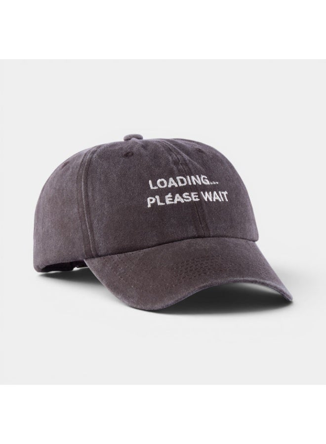  دوهاتس قبعة Loading… Please Wait داد هات من القطن المغسول للجنسين - Image 2