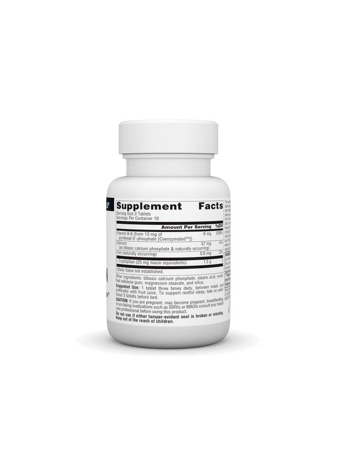 Source Naturals Source Naturals L-Tryptophan with Coenzyme B-6 500 mg - 30 Tablets  - Image 2