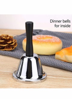 Loud Hand Bell, Silver Steel Hand Bells for Adults, Dinner Bells for Inside Classroom Bell, for Food Line, Alarm, Jingles, Ringing - pzsku/ZD000351527EE487C8B59Z/45/_/1721115423/aab934de-1a4b-4ced-9c15-de57cc05b75c