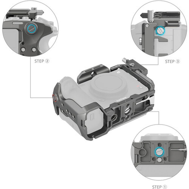 Smallrig Hawklock Quick Release Cage Kit for Sony FX3 / FX30 - Image 4