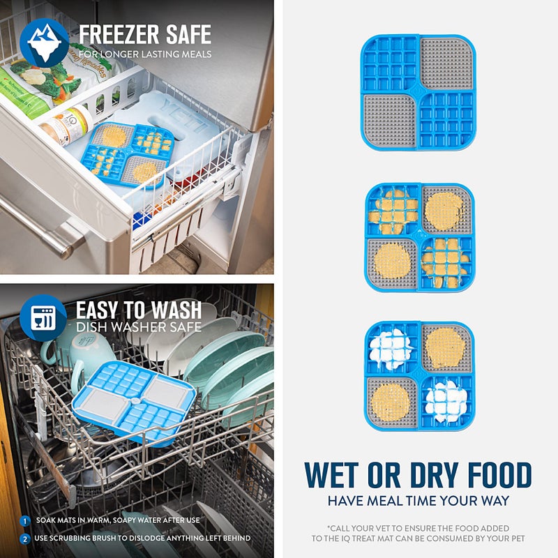 Hyper Pet IQ Treat Lick Mat for Dogs & Cats | Dog & Cat Slow Feeder & Enrichment Toy | Made in USA - Image 5