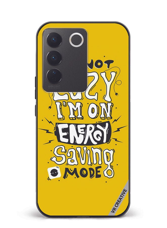 Protective Case Cover For Vivo V27 Saving Mode Design Multicolour