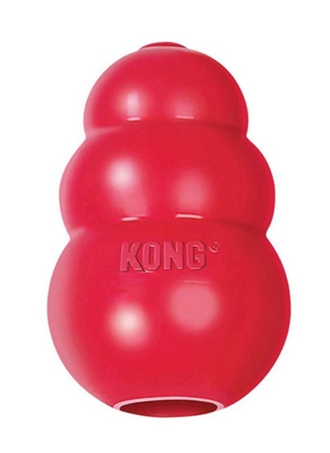 Classic Super Chewy Bouncy Dog Toy Red