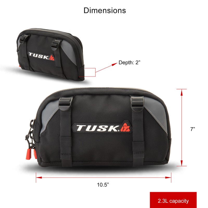 TUSK Handlebar Bag Dirt Bike/Adventure/Snow Bike/ATV/Compatible with SURRON SUR-RON/eBike/MTB/ 2.3L Capacity - Image 5