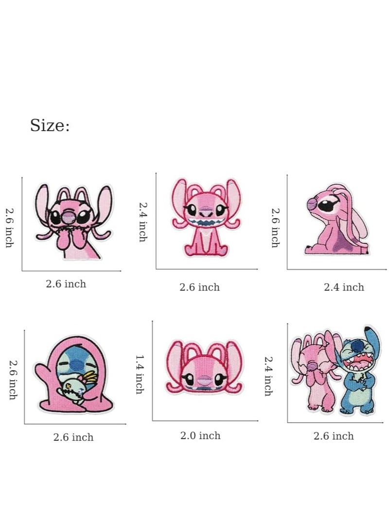 KASTWAVE Patches for Clothing, 16 PCS Embroidered Iron On Patches DIY Accessories, Sew On Iron on Patches Fabric Repair Patches Cartoon Sonic Patches for Kids Adult Clothes Jeans Jackets Hats Shoes Backpacks - Image 3