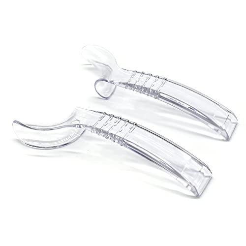 Angzhili 4 Pcs Dental Intraoral Cheek Retractor,Half-Lip Retractor,Unilateral Lip Retractors for Adults,Oral Care Tool,2 Left+2 Right,Large Size - Image 2