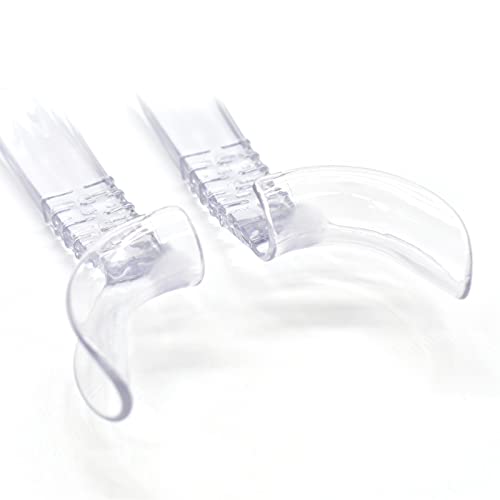 Angzhili 4 Pcs Dental Intraoral Cheek Retractor,Half-Lip Retractor,Unilateral Lip Retractors for Adults,Oral Care Tool,2 Left+2 Right,Large Size - Image 3