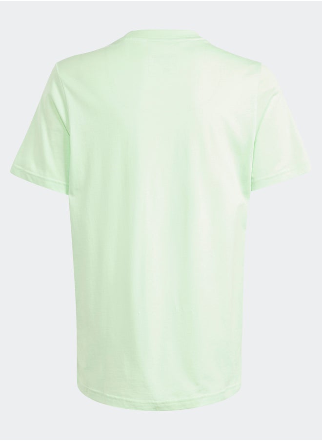 Adidas - تي شيرت قطني بشعار كبير من Essentials - Image 1