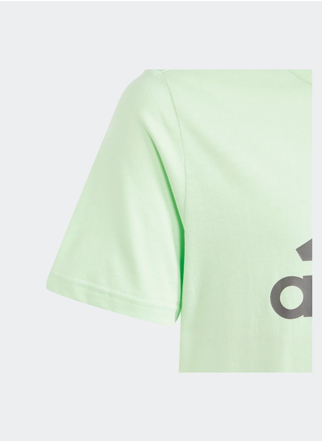 Adidas - تي شيرت قطني بشعار كبير من Essentials - Image 1
