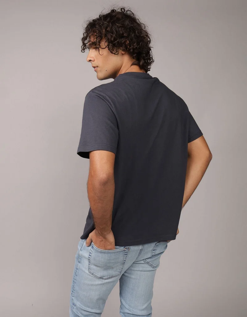 امريكان ايجل تي-شيرت مزين بطبعة شعار الماركة