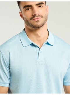 Light Blue Ribbed Collar Polo T-Shirt - pzsku/ZD000C21EDD6993E255CCZ/45/_/1739427864/9f708873-f6ab-48fb-8f66-8acfd8f80bbd