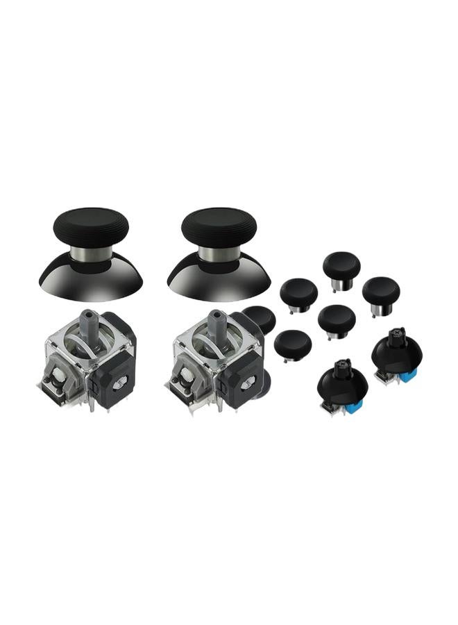 GuliKit TMR Electromagnetic Joystick, Drift Protection, Super Smooth Replacement Repair Part, Long Life, Excellent Temperature Stability, Compatible with PS5 DualSense Controller, Includes 2 Stick & GuliKit 720° Adjustable Tension TMR Magnetic Joystick Replacement Kit, for PS5 DualSense/DualSense Edge Controller, Anti-drift Stick Repair Module with 3 Pairs Thumbstick Caps, Soldering Required Bundle - Image 1