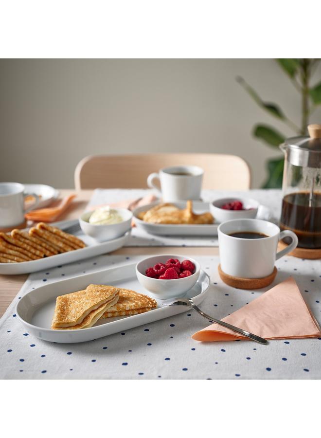 إيروريكس طبق تقديم، أبيض، 27×15 سم - Image 3