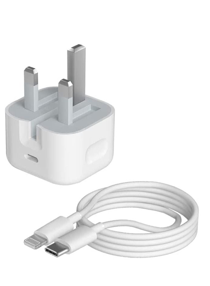 Phone 20W USB-C Power Adapter With Cable for iPhone 14 PRO iPhone 12 Pro max /12mini (iPhone 20W USB-C Power Adapter) - Image 2