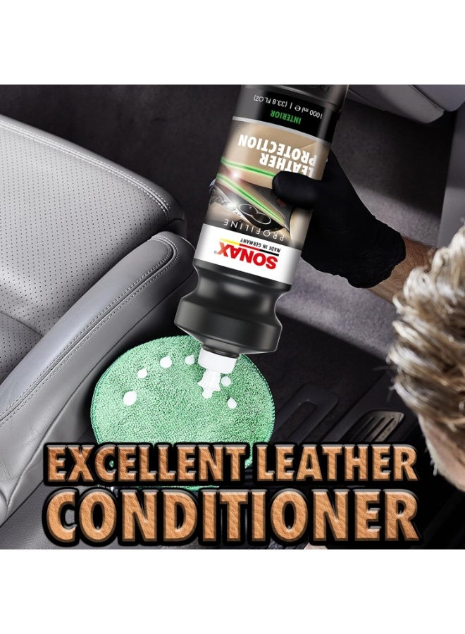 SONAX Profiline Leather Protection 1 Liter Professional-Grade Leather Care Cream Restores Natural Pliability - Image 4