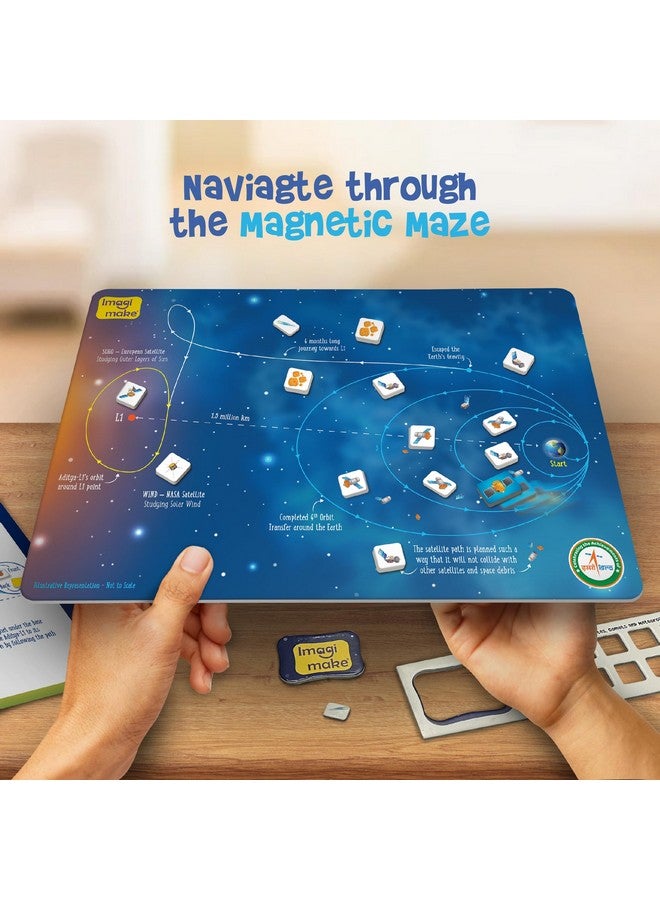 Imagimake Mapology ISRO Space Toys for Kids: Mission Suryayaan Aditya L1 | Rocket Model & Satellite | Educational Toys for Kids 5+ Years | 3D Puzzles with Rocket Launcher | Birthday Gift for Kids - Image 5
