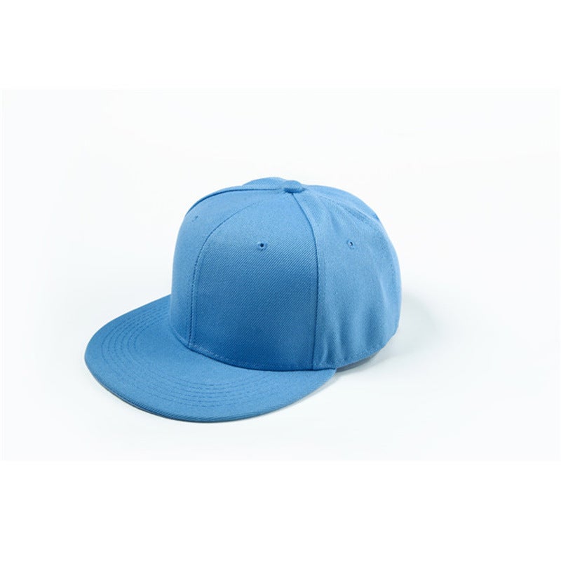 Korean version of outdoor solid color shading light board baseball cap hiphop flat along the tide men and women sunscreen cap cap wholesale Black Black - Image 5