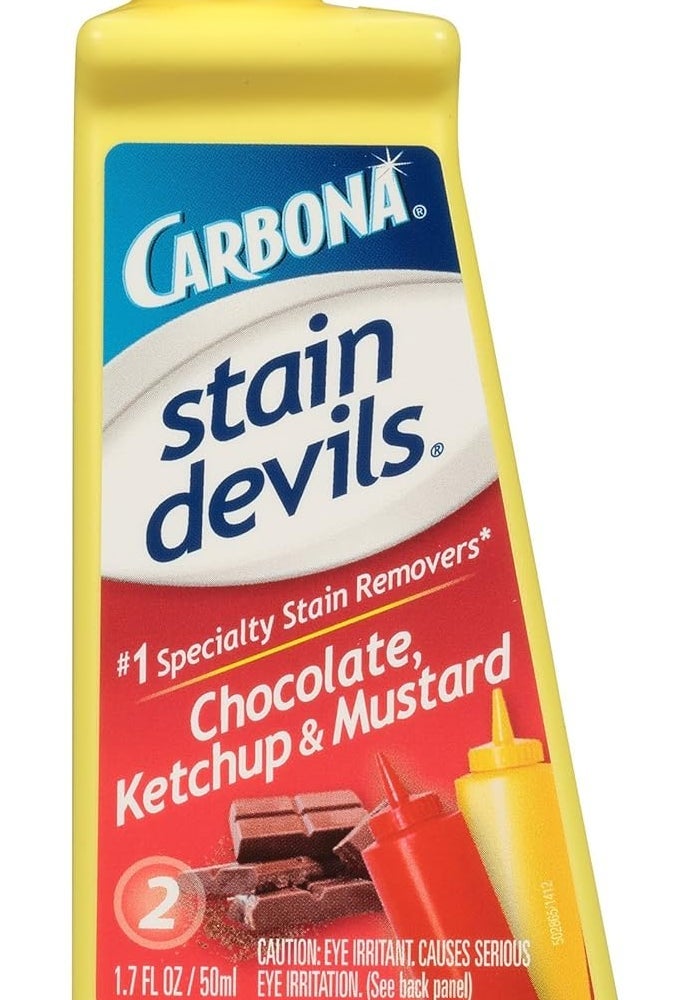 Carbona Stain Devils #2 Stain Remover for Chocolate, Ketchup & Mustard - 1.7oz - Image 1