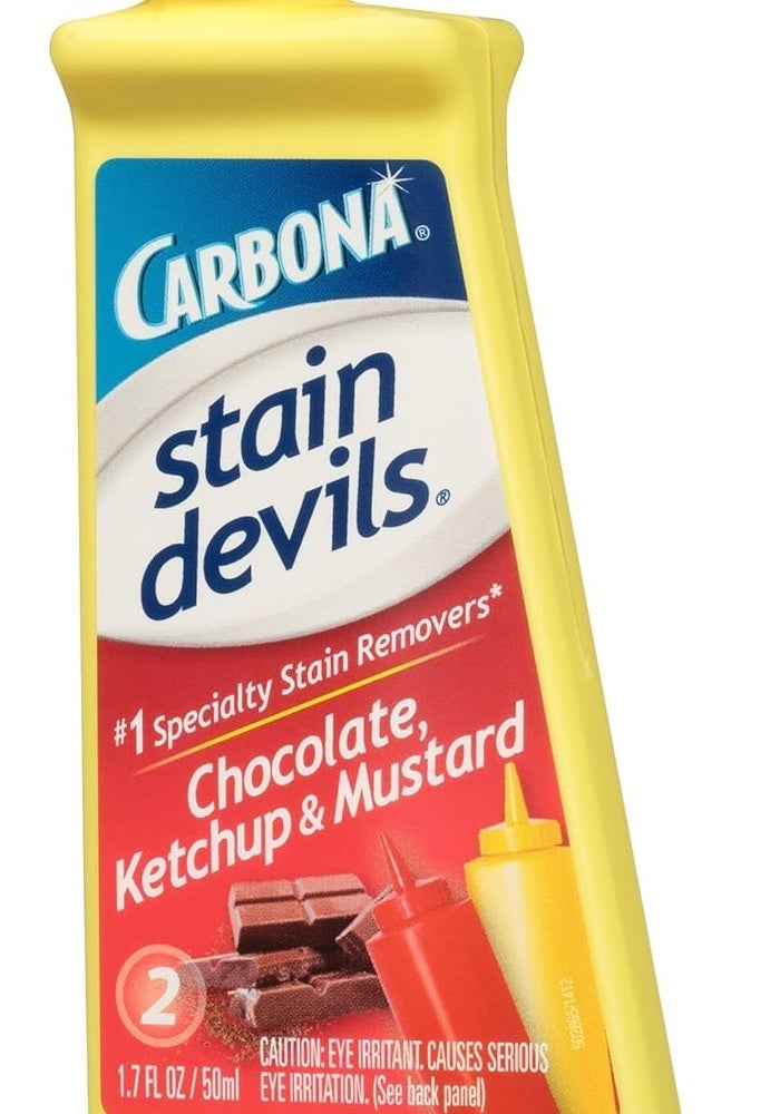Carbona Stain Devils #2 Stain Remover for Chocolate, Ketchup & Mustard - 1.7oz - Image 3