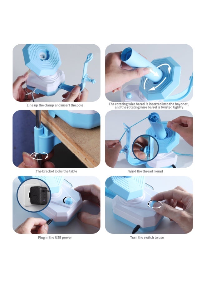 Electric Yarn Ball Winder, USB-Powered Yarn Winding Machine for Organizing Yarn Skeins, Knitting, and Crafting Tools - Image 2