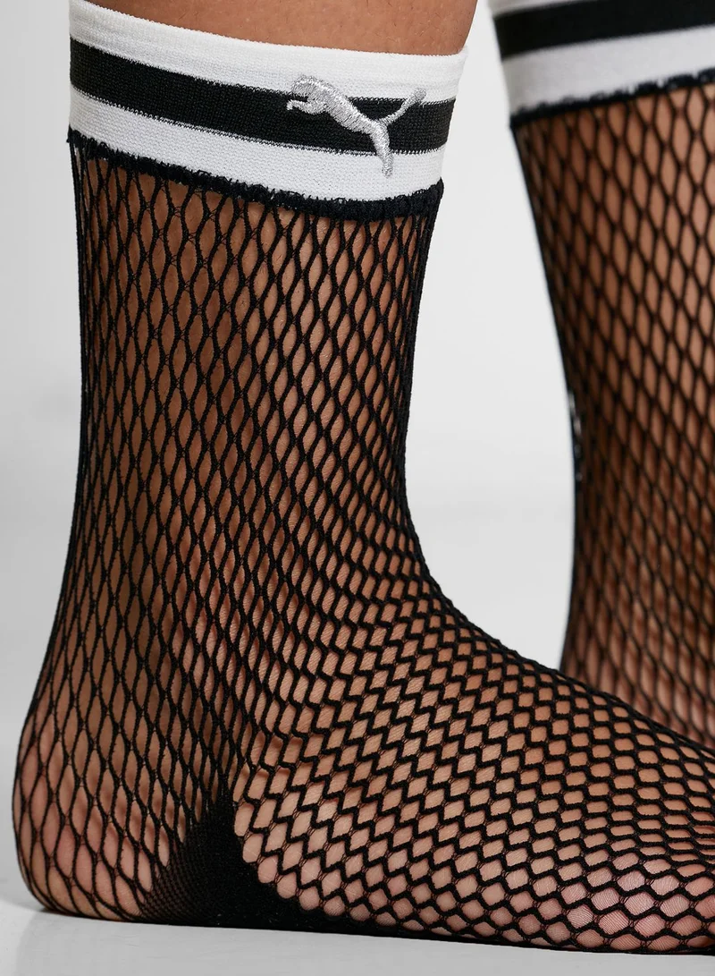PUMA Selena Gomez Fishnet Socks